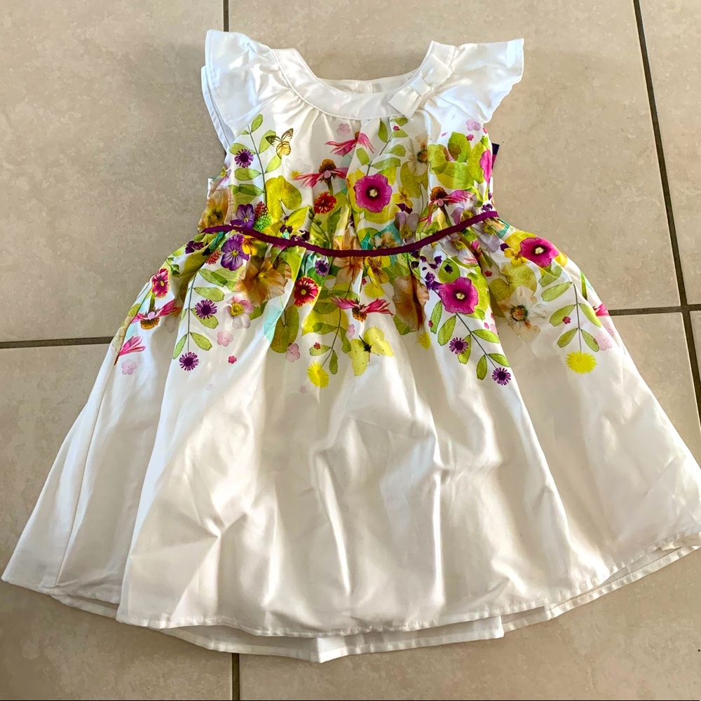 NWT Cherokee: Floral Dress Kids. Size 4T